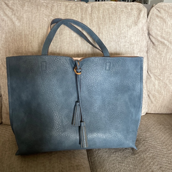 Denim blue tote - Picture 5 of 5